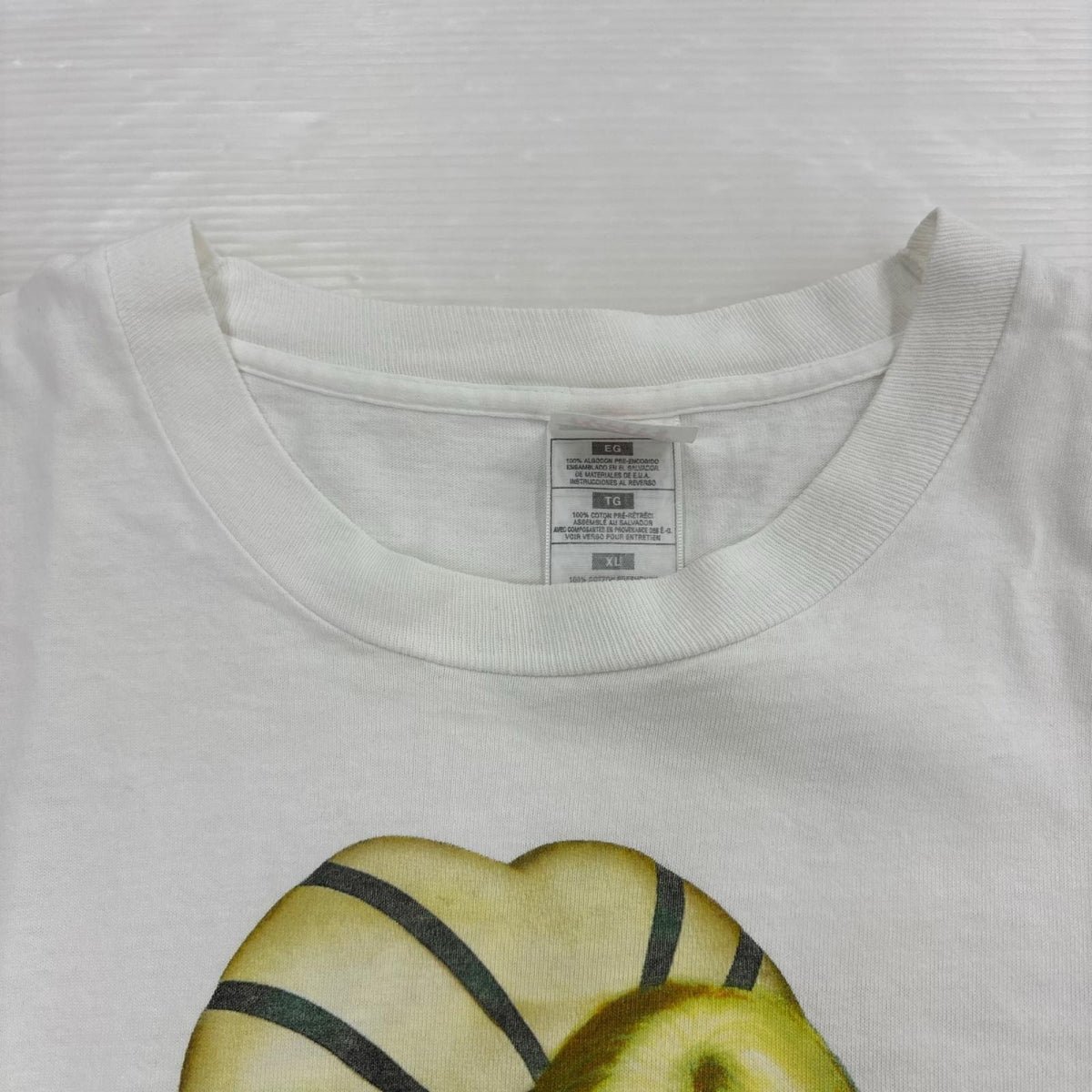 半袖Ｔシャツ 90S Olivia ﾌﾛﾝﾄ 白 (XL) ホワイト