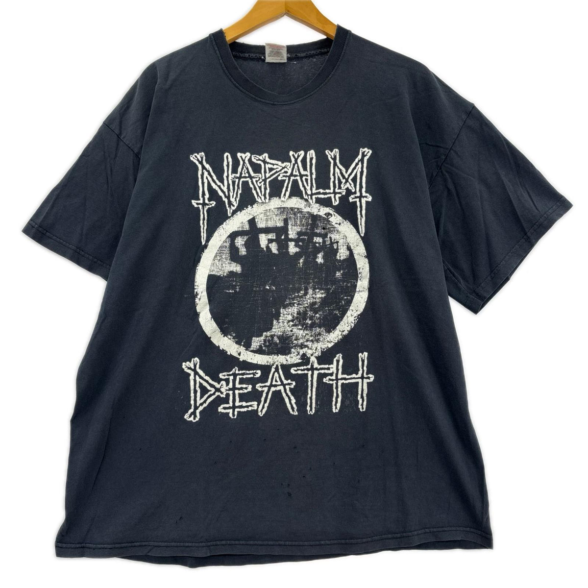 半袖Ｔシャツ 00S NAPALM DEATH ｱﾙﾊﾞﾑTee 黒 (XL) ブラック