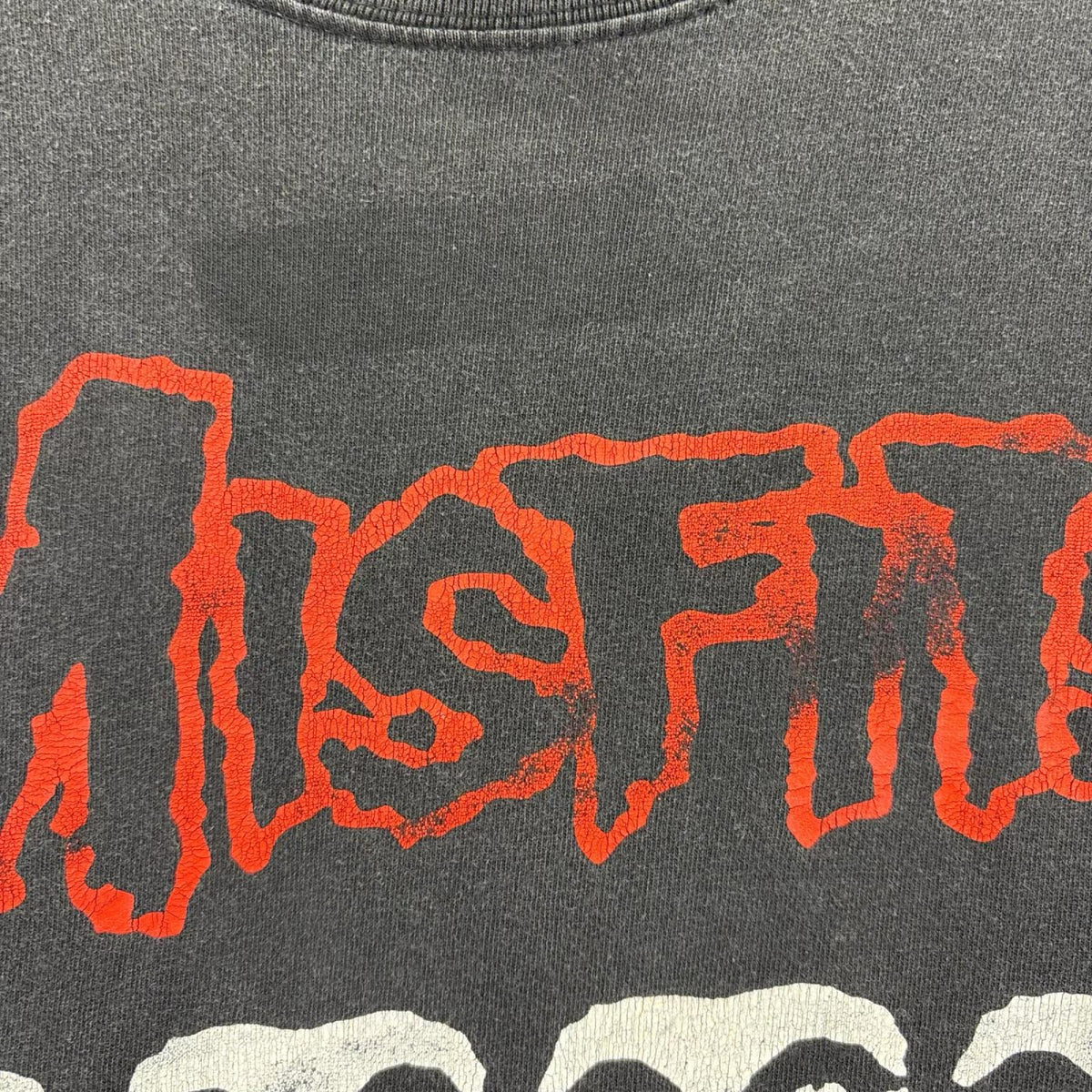 半袖Ｔシャツ 00S Misfts 4連ｽｶﾙﾛｺﾞ 黒 (L) L ブラック