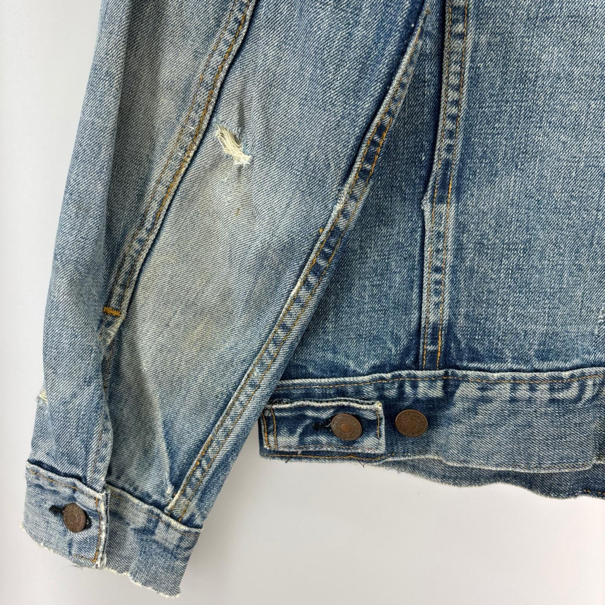 デニムジャケット 60～70S 70505 BIGE ﾃﾞﾆﾑｼﾞｬｹｯﾄ 青 ネイビー