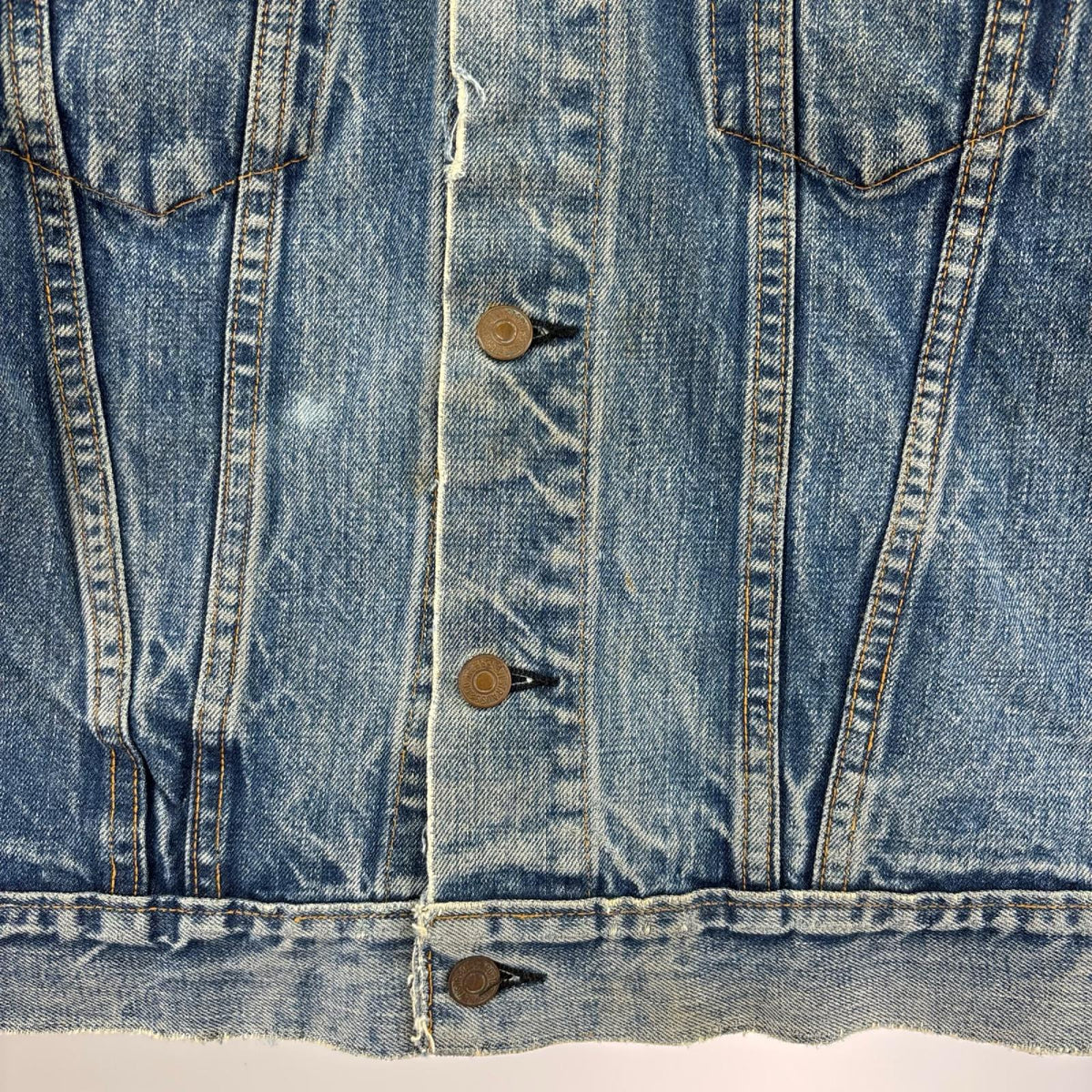 デニムジャケット 60～70S 70505 BIGE ﾃﾞﾆﾑｼﾞｬｹｯﾄ 青 ネイビー