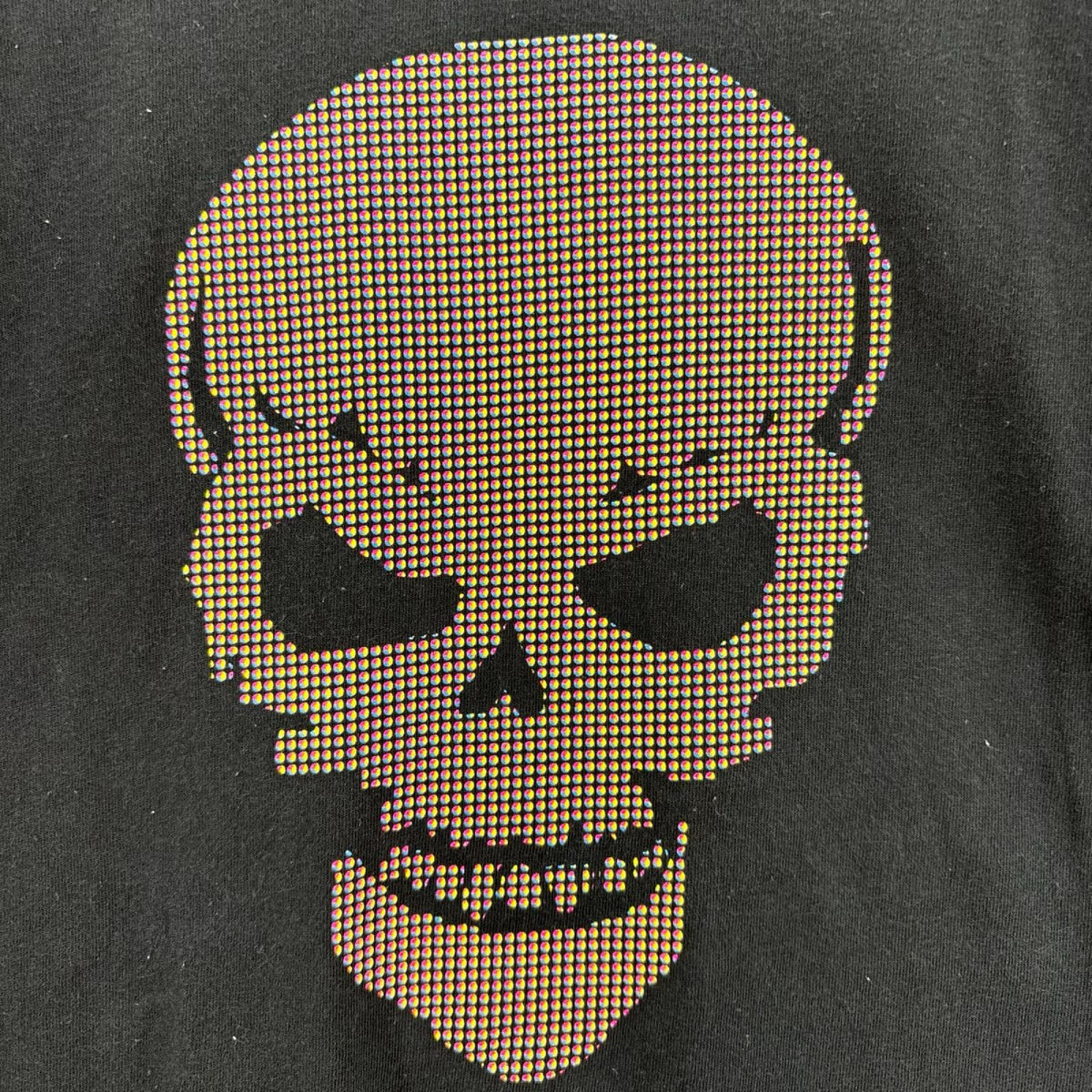 半袖Ｔシャツ 00S Blue Moon ﾄﾞｯﾄｽｶﾙ 黒 (XL) ブラック