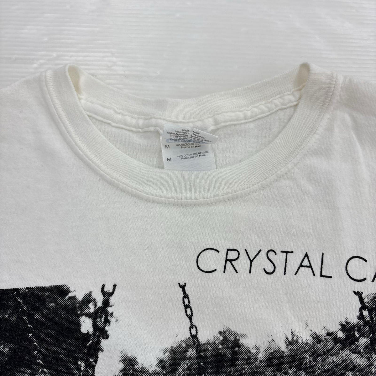 半袖Ｔシャツ 00S〜 Crysteal Castles ﾌﾞﾗﾝｺｸﾞﾗﾌｨｯｸ 白 (M) M ホワイト