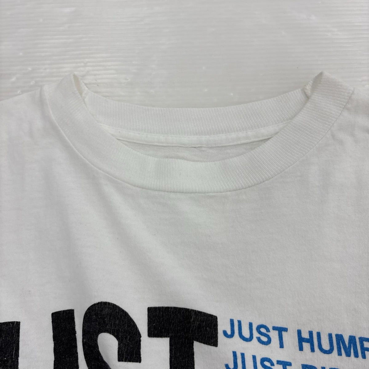半袖Ｔシャツ 90S JUST DO ME ﾊﾟﾛﾃﾞｨTee 白 ホワイト