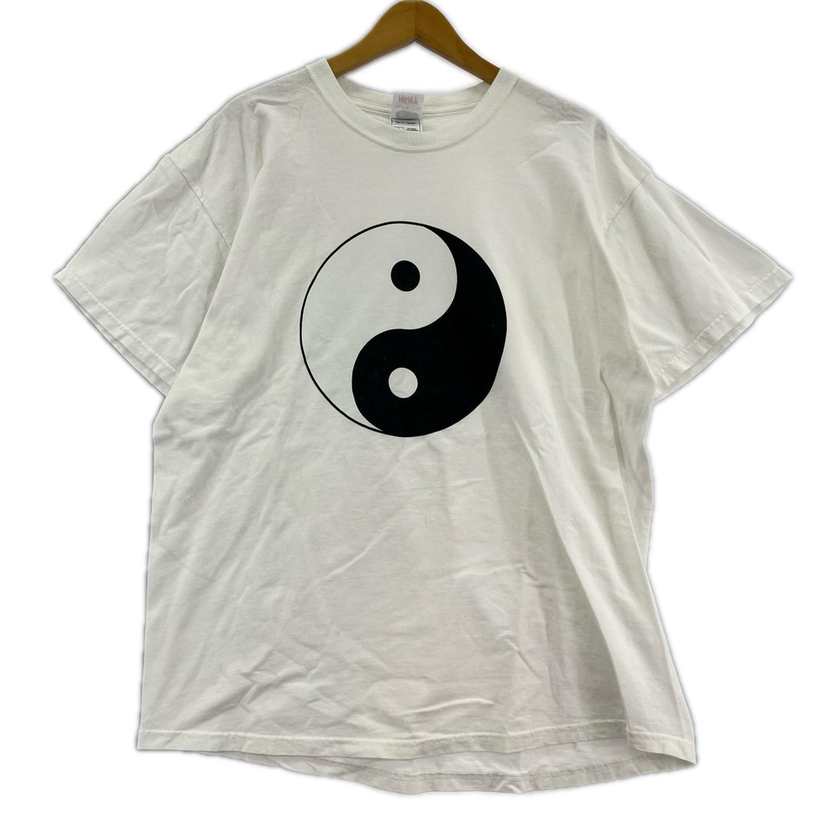 半袖Ｔシャツ 90～00S 陰陽Tee 白 (XL) ホワイト