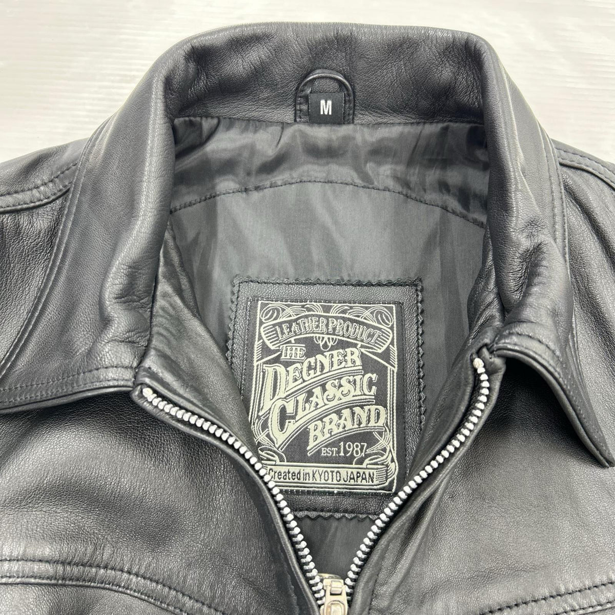 レザージャケット Work Leather Jacket M BLK M ブラック