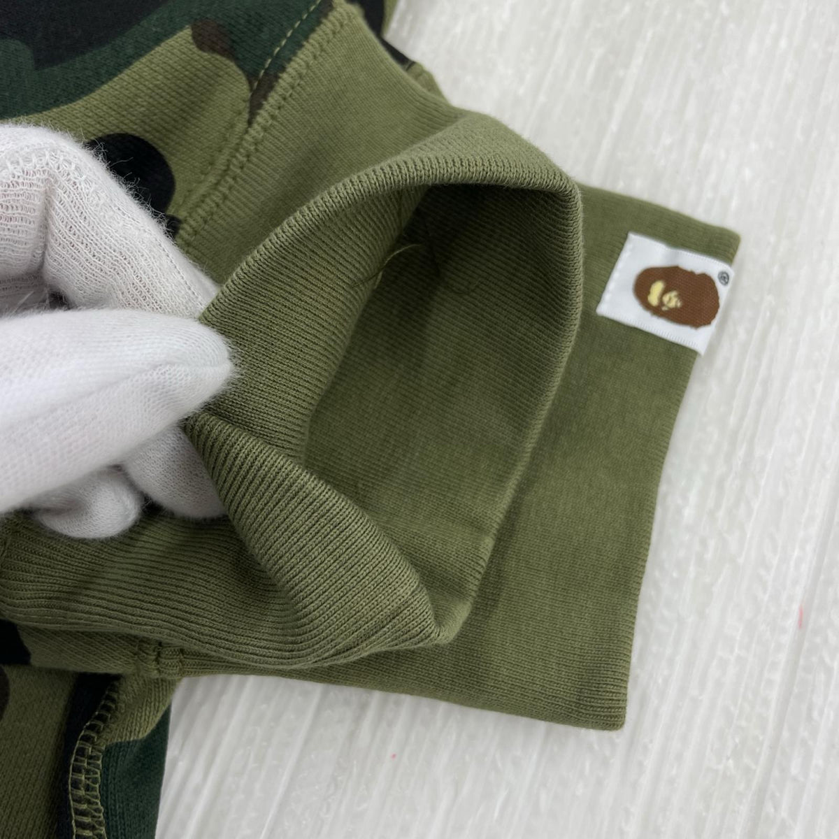 スウェット 1ST CAMO APE HEAD CREWNECK SWEATSHIRT XL グリーン