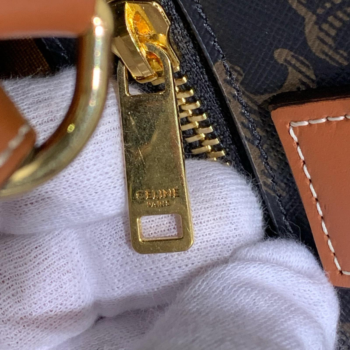 CELINE トリオンフ バーティカルカバ 2WAY トートバッグ