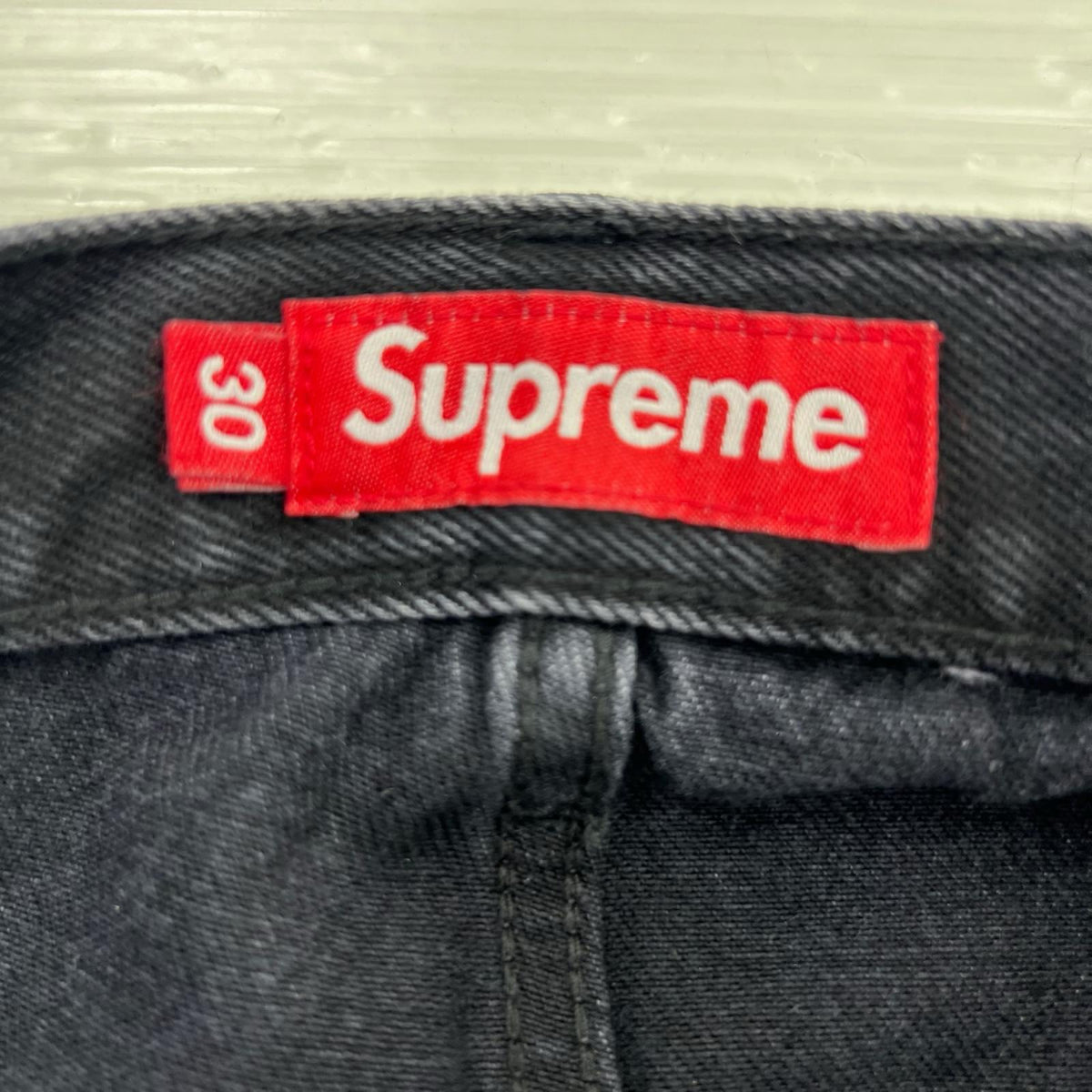 デニムパンツ baggy jean 30 ブラック