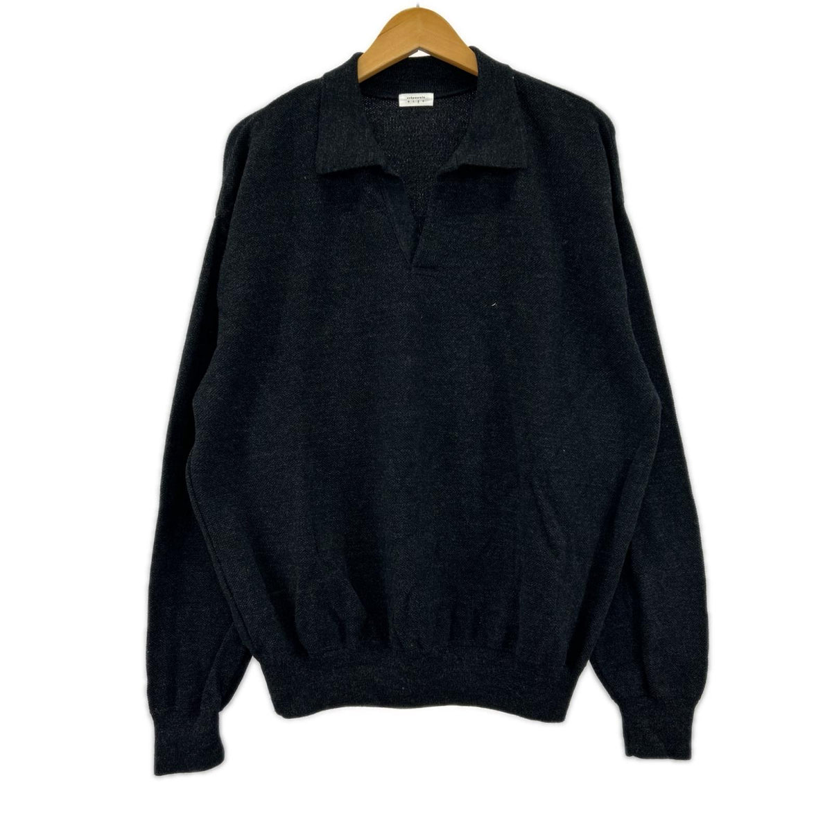 ニット Moss Stitch Skipper 2 ブラック