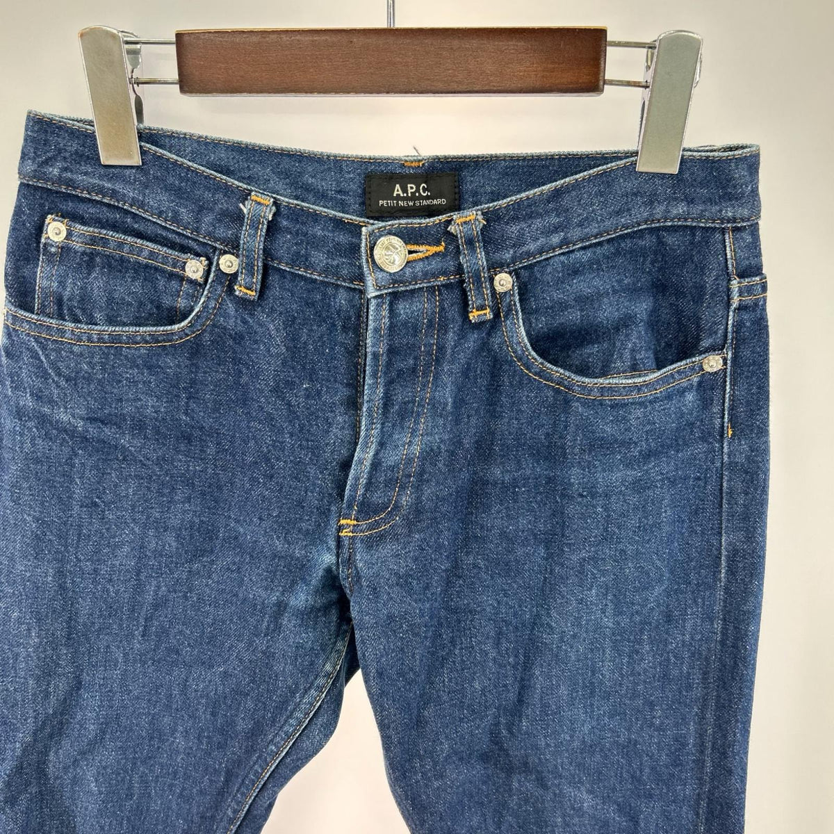 デニムパンツ W28 28 ブルー