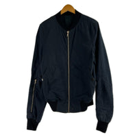 ブルゾン MA-1 / ｲﾀﾘｱ製 / ﾈｲﾋﾞｰ / S S ブラック
