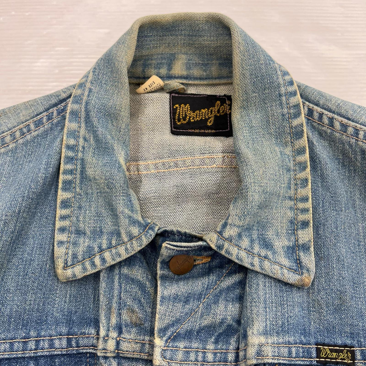 デニムジャケット 70s USA製 124MJ Denim Jacket (42) インディゴ 42 ブルー