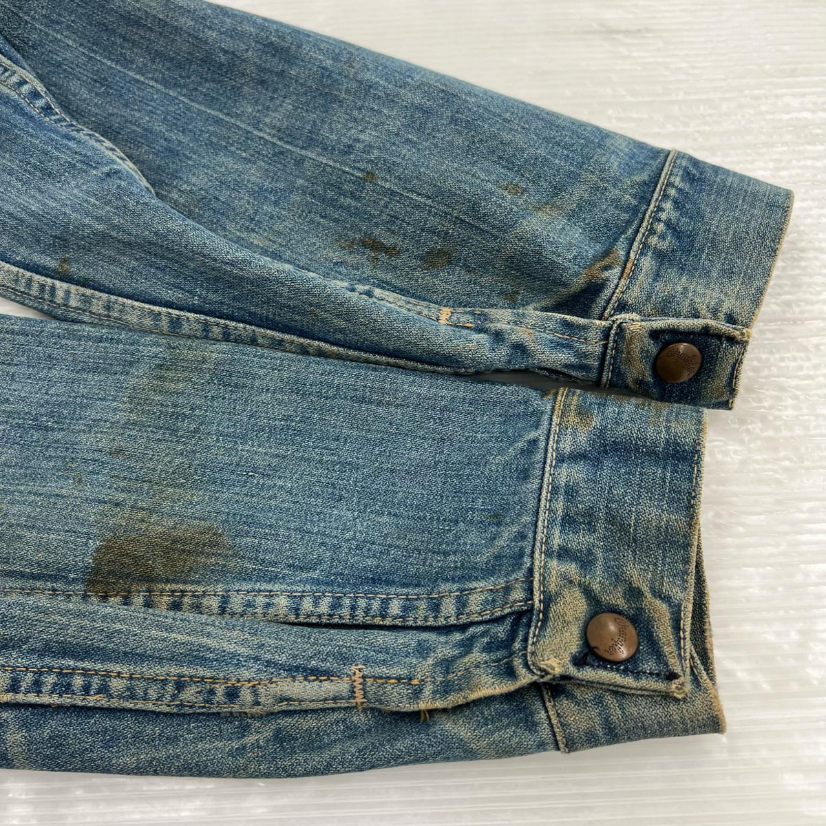 デニムジャケット 70s USA製 124MJ Denim Jacket (42) インディゴ 42 ブルー