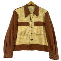 ジャケット Vintage 2TONE ボタン ギャバジン ジャケット 40