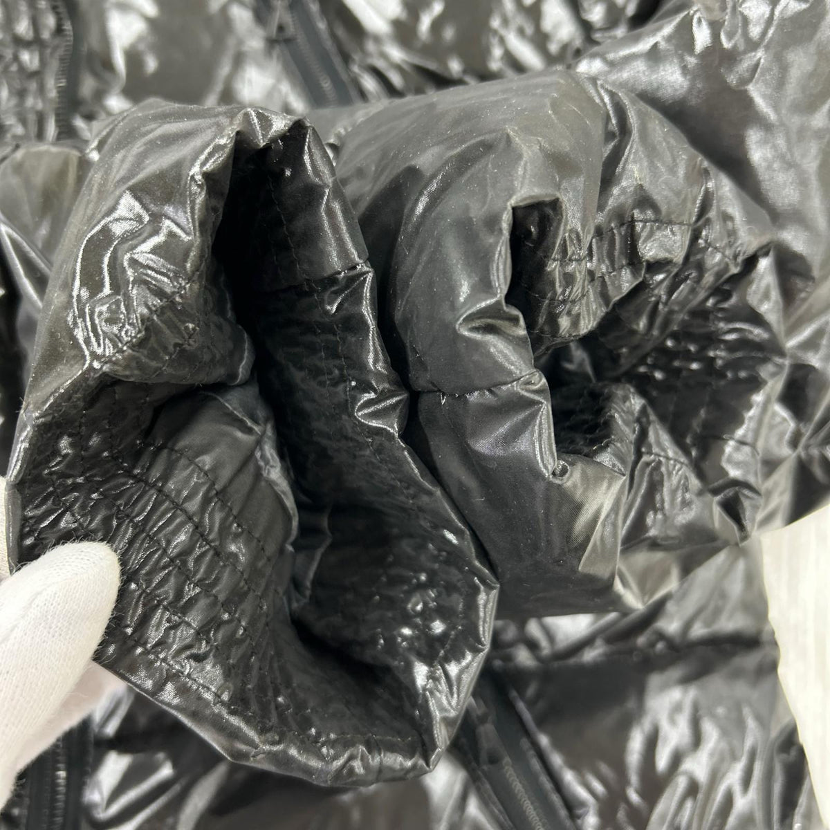 ダウンジャケット 黒 Size 2 Wｼﾞｯﾌﾟ 2 ブラック