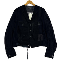 ジャケット ensou. summer velvet jacket　黒 M ブラック