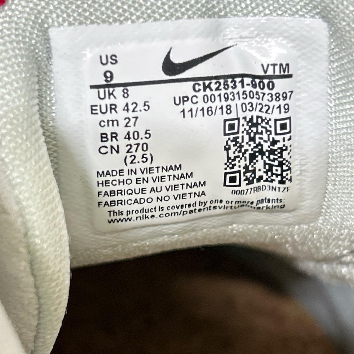 スニーカー AIR MAX720 OBJ（27.0） 27cm (US9 UK8 1/2 EU44) マルチカラー