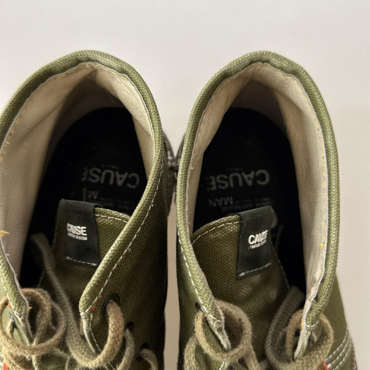 ブーツ CAUSE SHOES カーキ (26) WM-K191-100