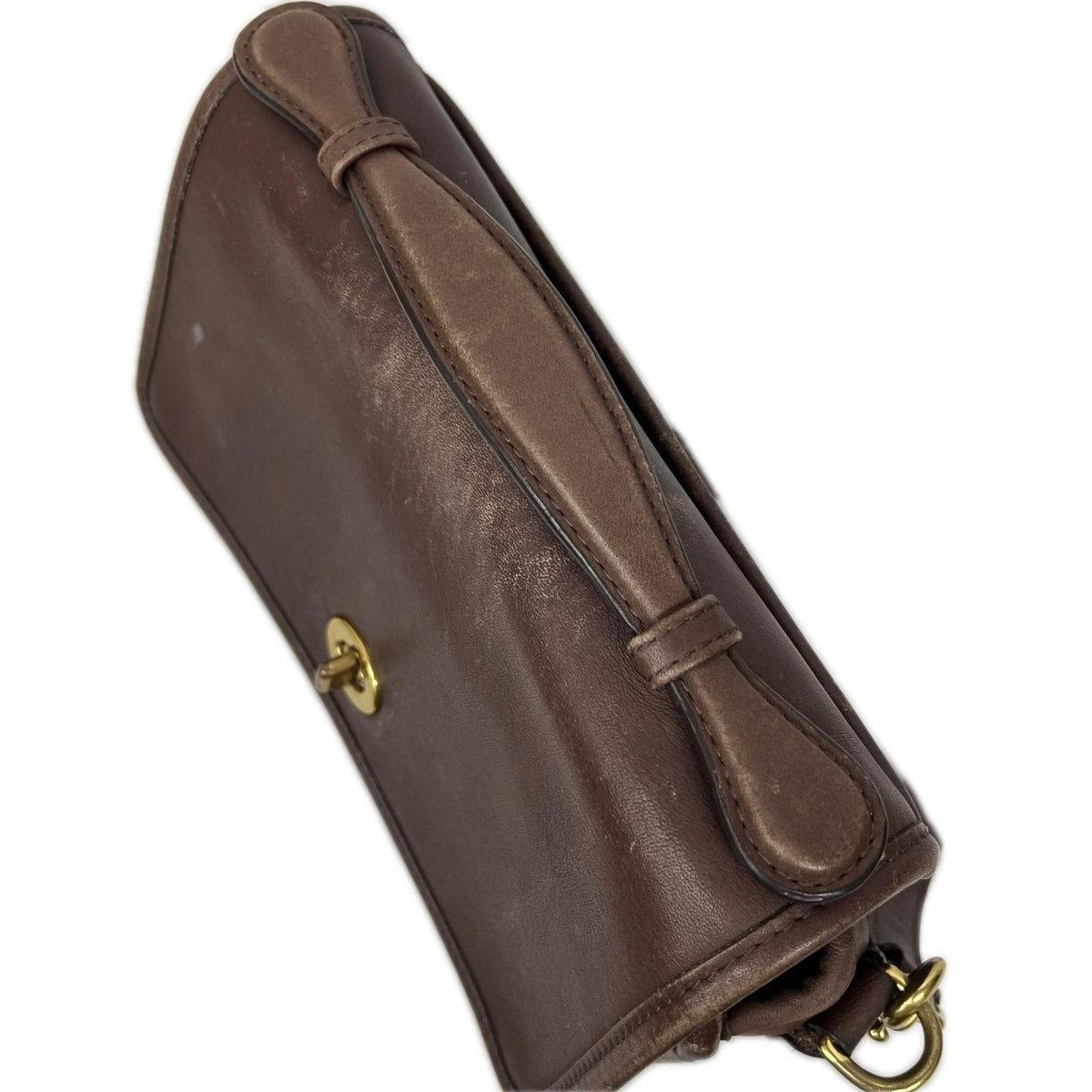 OLD COACH/ターンロック/レザーショルダーバッグ/09870/中国製