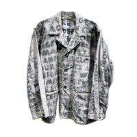 ジャケット NICENESS 26SS H.ROLLO ハンドステンシル ユーティリティジャケット