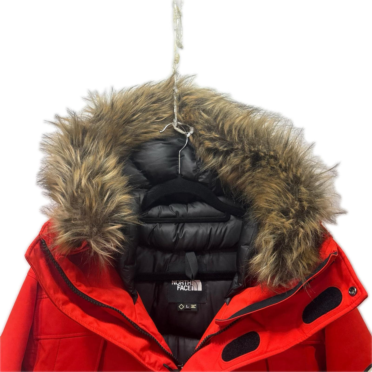 ダウンジャケット ANTARCTICA PARKA 赤 (L) L オレンジ