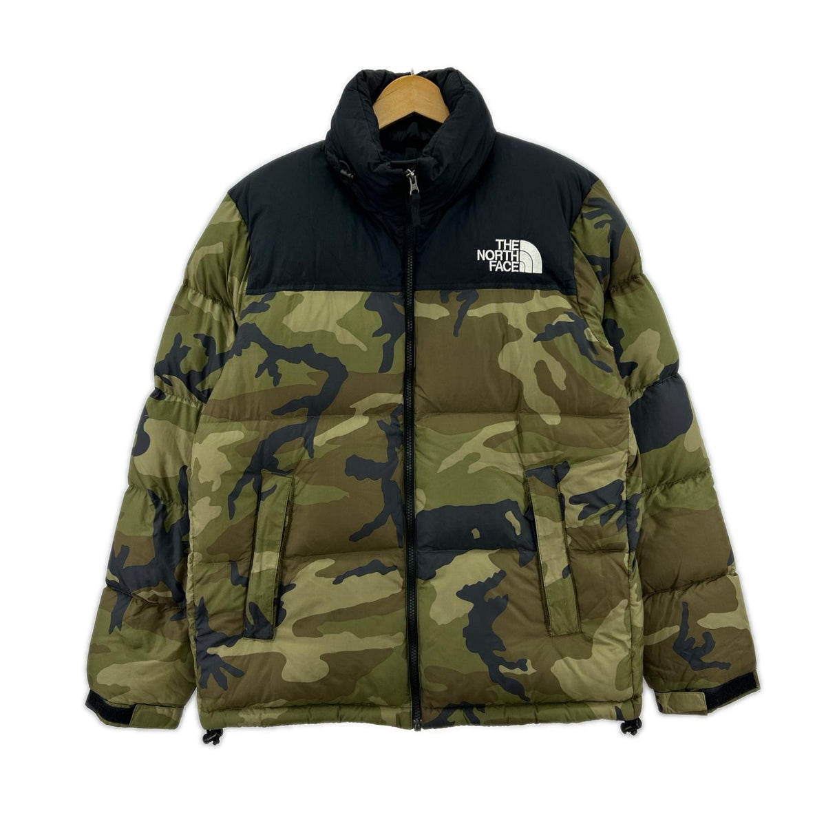ダウンジャケット Novelty Nuptse Jacket 迷彩 (L) L グリーン