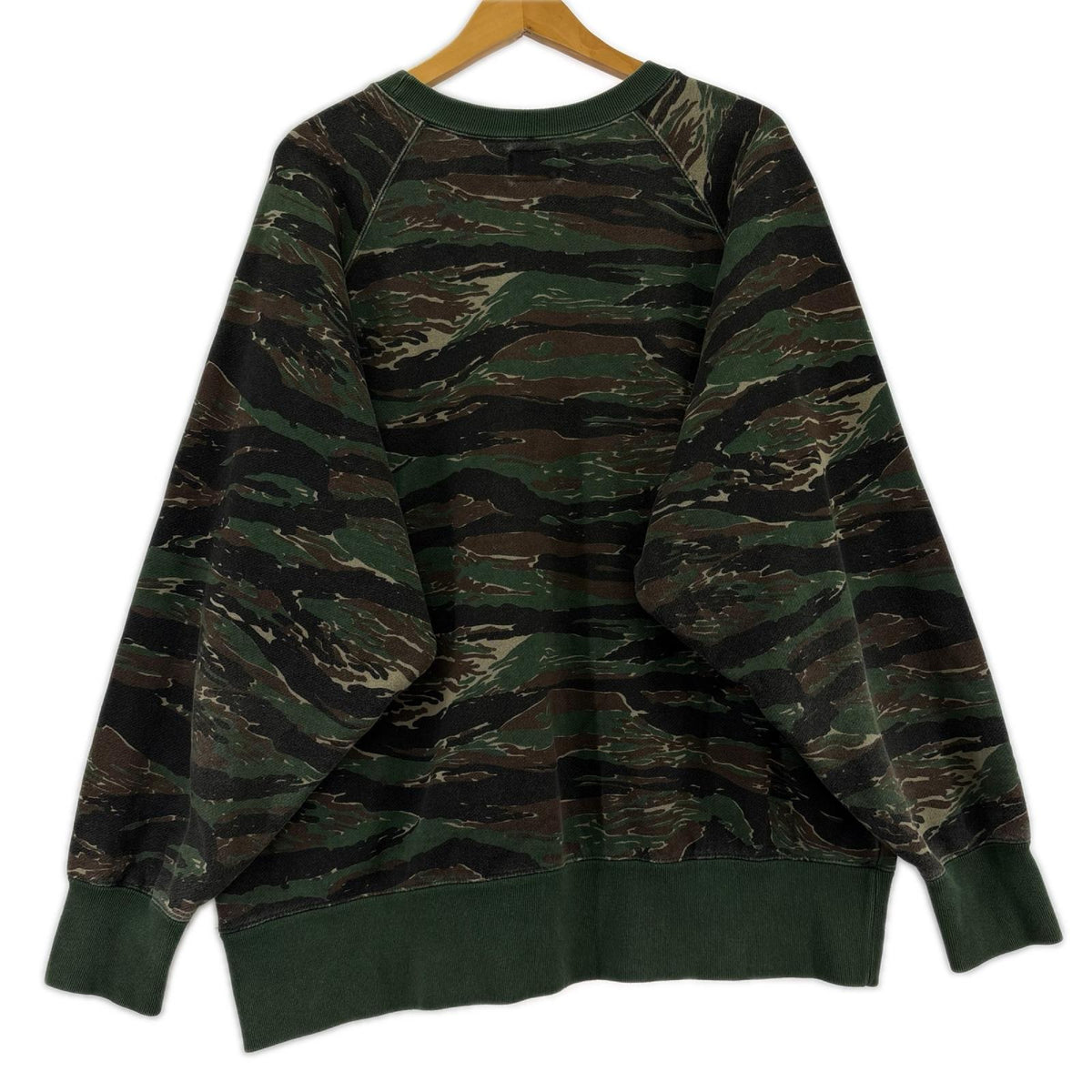 スウェット DESIGN CREW NECK SWEAT TIGER STRIPE M