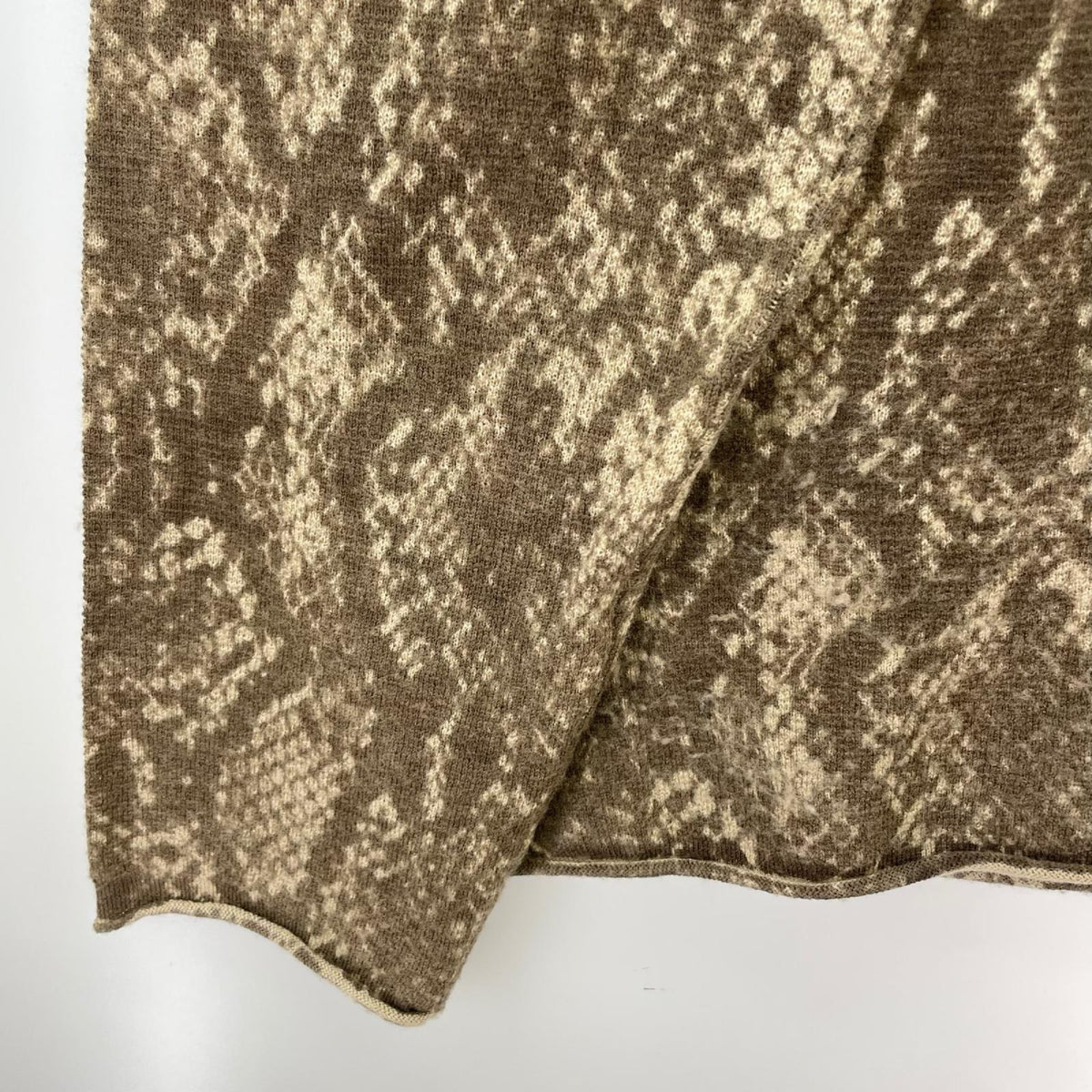 ニット STUSSY 25AW Python Knit Crew Kahki ﾊﾟｲｿﾝﾆｯﾄ L
