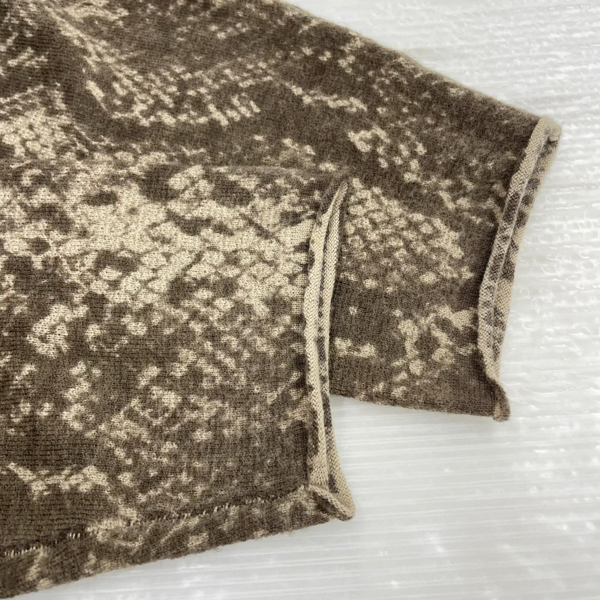 ニット STUSSY 25AW Python Knit Crew Kahki ﾊﾟｲｿﾝﾆｯﾄ L