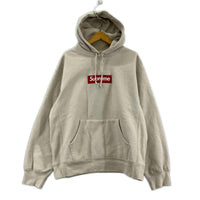 パーカー 24AW Box Logo Hooded Sweatshirt Stone M ベージュ