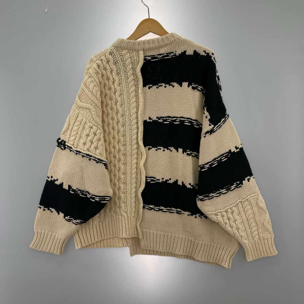 ニット ROTOL 21AW FRANKEN C/N KNIT MULTI 2 ベージュ