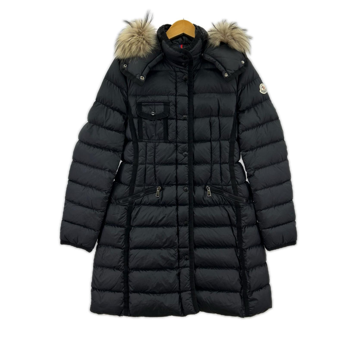 ダウンジャケット HERMIFUR LONG DOWN JACKET BLK (2) 2 ブラック
