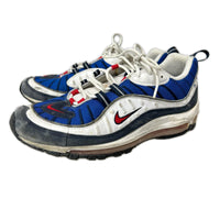スニーカー AIR MAX 98 白青赤 28.0 28cm (US10 UK9 1/2 EU46)