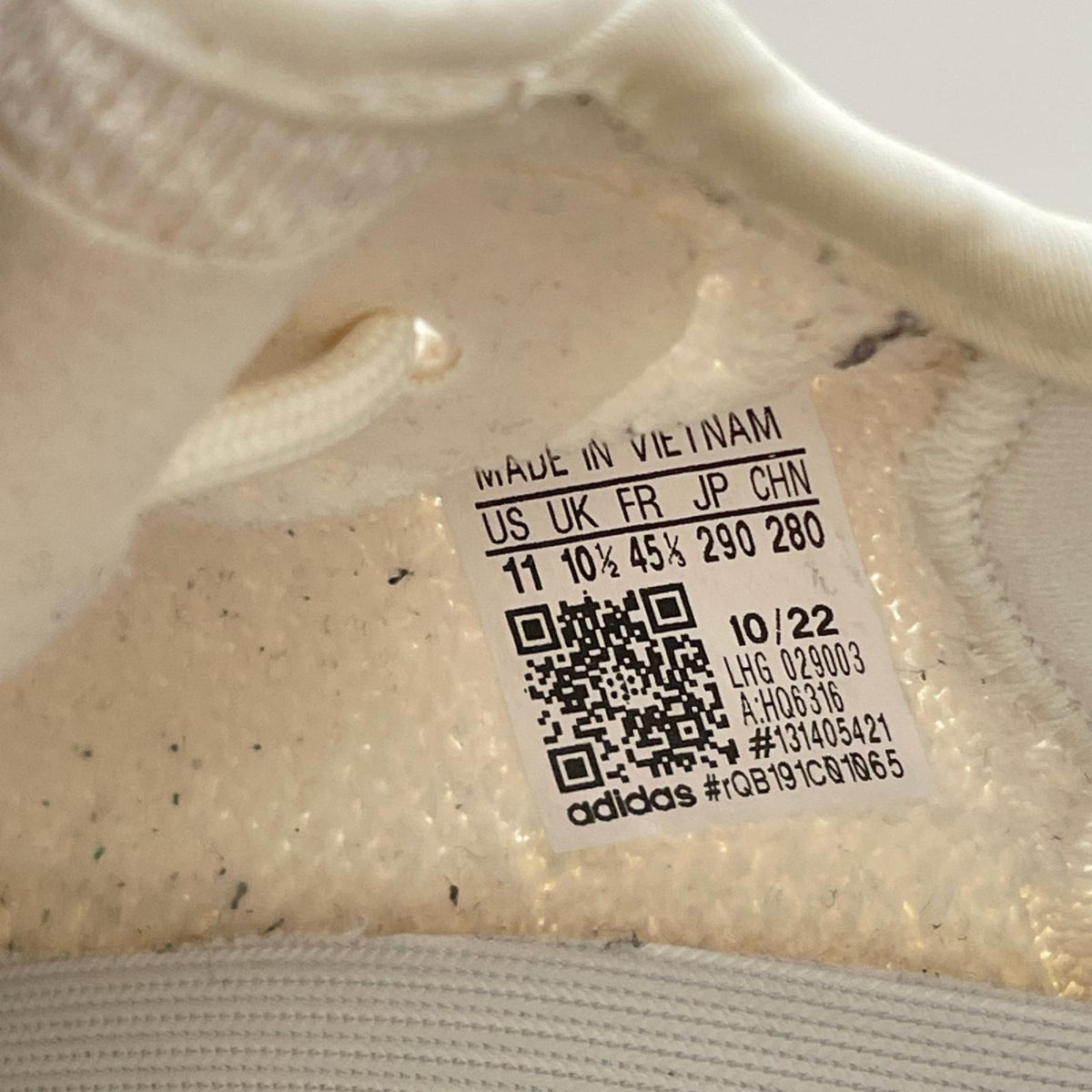 スニーカー YEEZY Boost 350V2 Bone 白 29cm 29cm (US11 UK10 1/2 EU48) ホワイト
