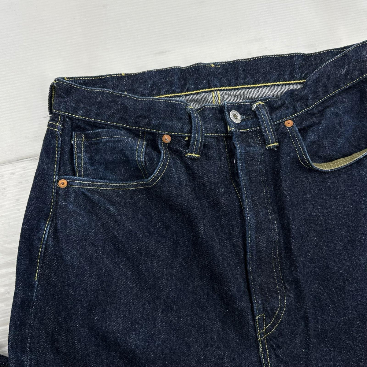 パンツ TCB JEANS 大戦モデル デニムパンツ 34 ネイビー