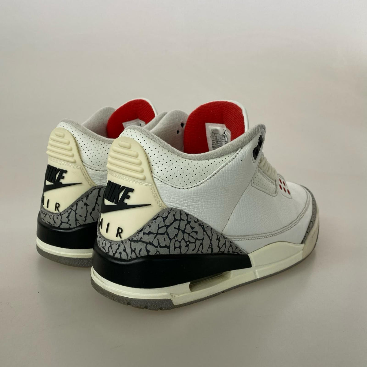 スニーカー AIR JORDAN 3 RETRO 26cm 26cm (US8 UK7 1/2 EU42) ホワイト