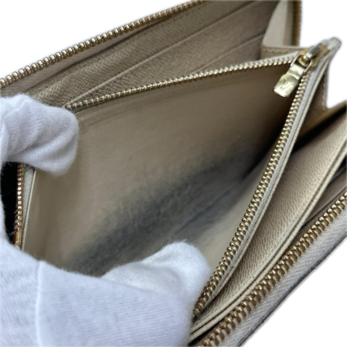 LV ダミエ アズール ジッピーウォレット