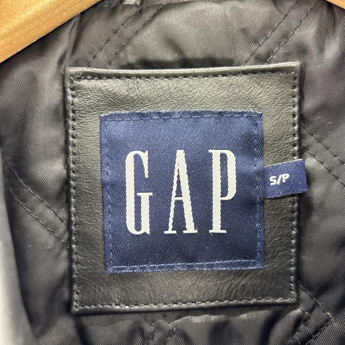 レザージャケット OLD GAP ｶｳﾚｻﾞｰｼﾞｬｹｯﾄ S 黒 S ブラック