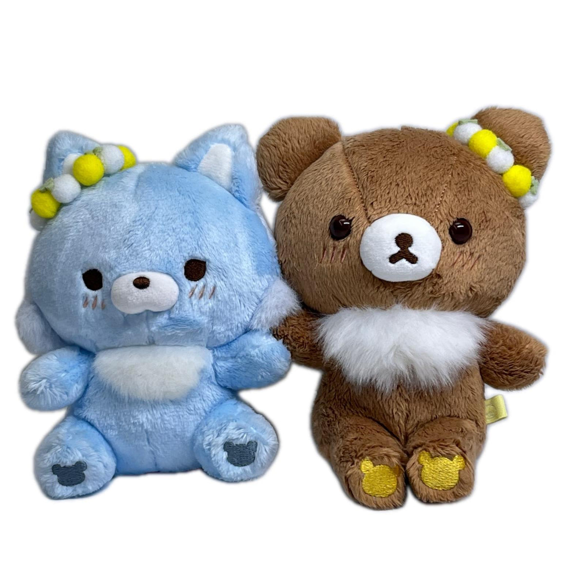 チャイロイコグマとアオイコオオカミ なかよしぬいぐるみ リラックマ サンエックス フィギュア/グッズ