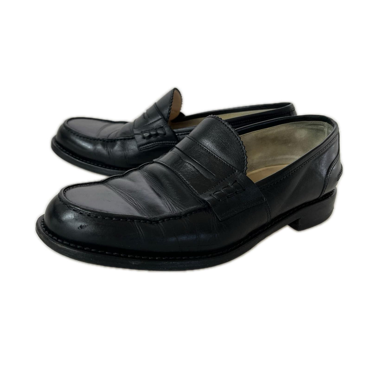 シューズ MANOLO ｺｲﾝﾛｰﾌｧｰ 黒 (26.5cm) ブラック