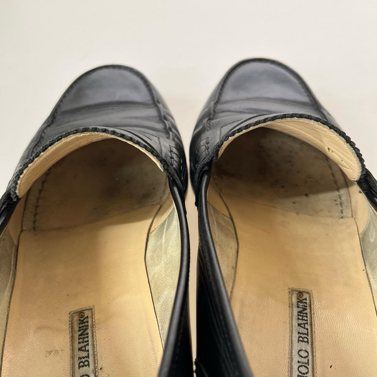 シューズ MANOLO ｺｲﾝﾛｰﾌｧｰ 黒 (26.5cm) ブラック