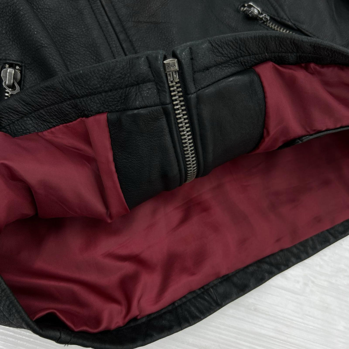 レザージャケット affliction black premium　XL ブラック