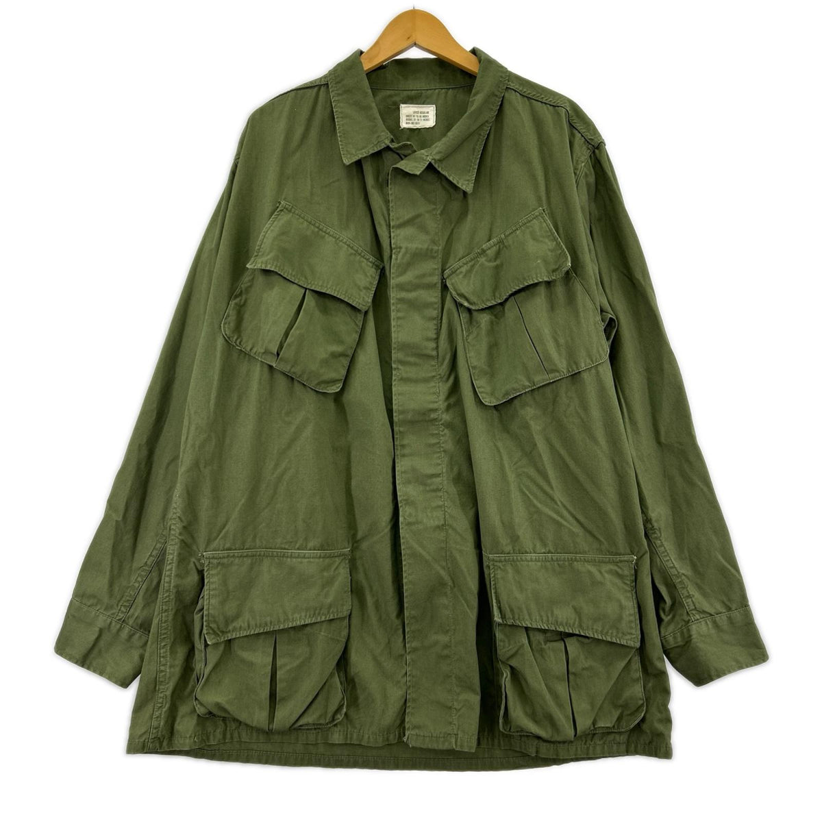 ジャケット 60s US ARMY ｼﾞｬﾝｸﾞﾙﾌｧﾃｨｰｸﾞ ﾉﾝﾘｯﾌﾟ カーキ