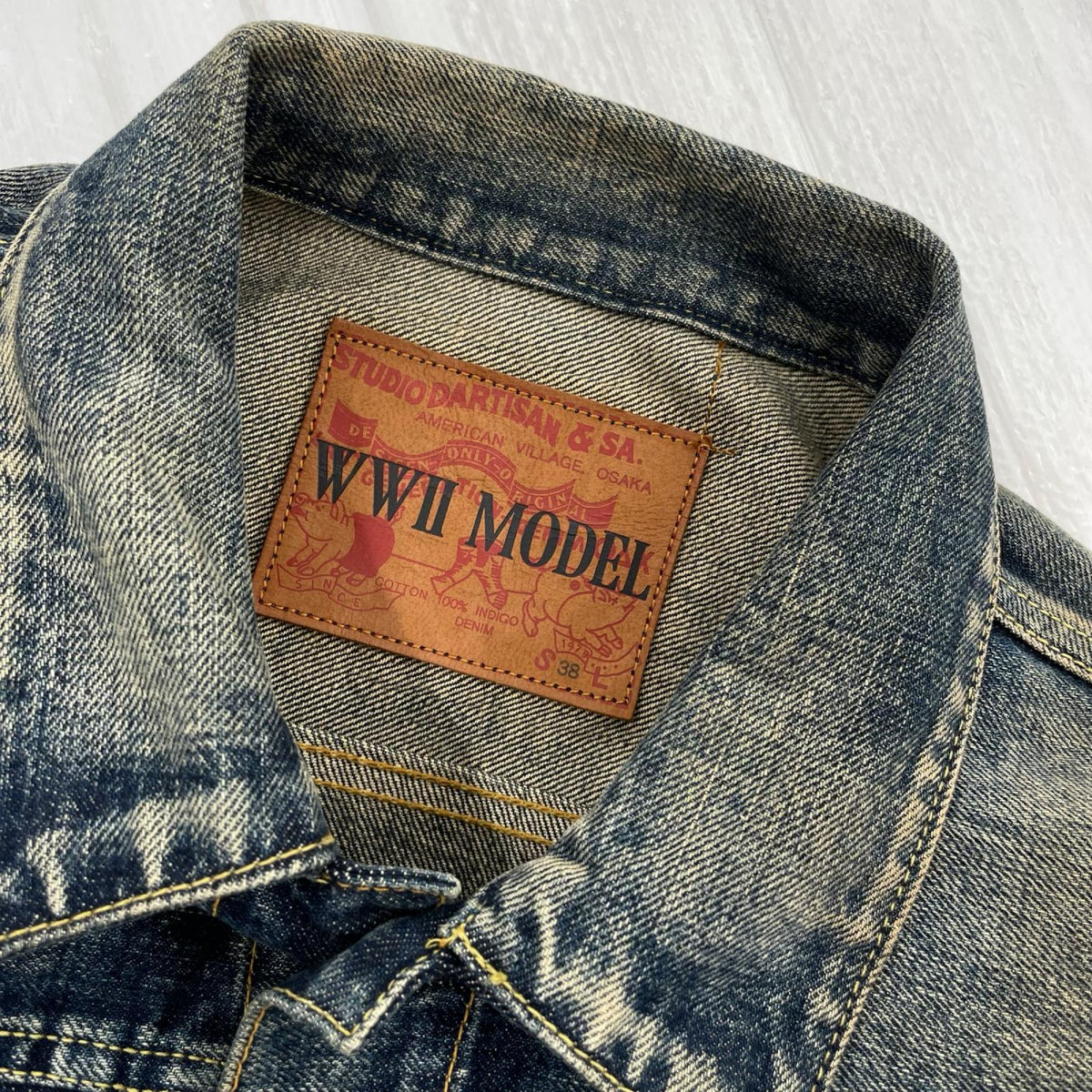 デニムジャケット WW2 Denim Jacket USED加工  38