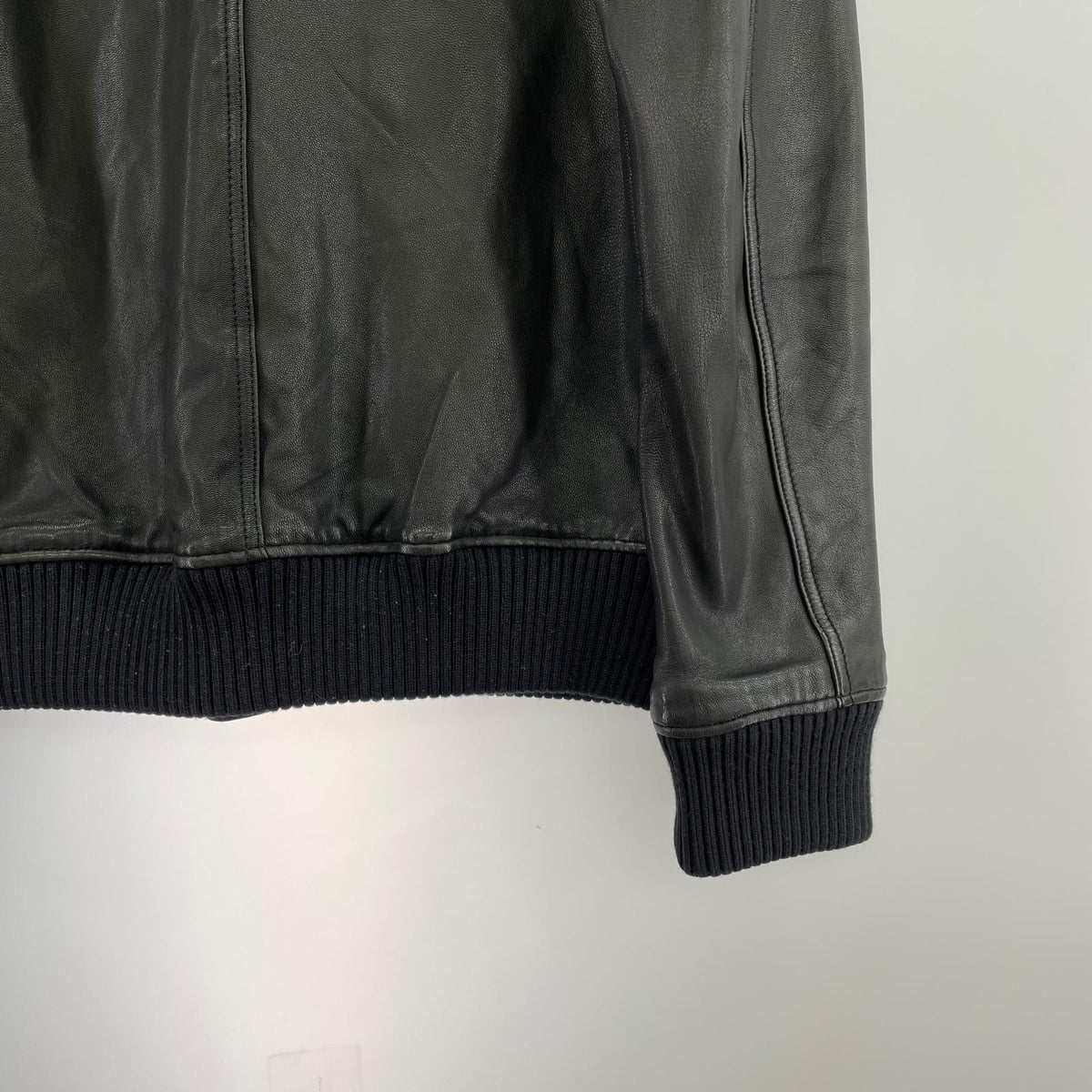 レザージャケット 12AW 山羊革 ﾚｻﾞｰｼﾞｬｹｯﾄ/L L ブラック