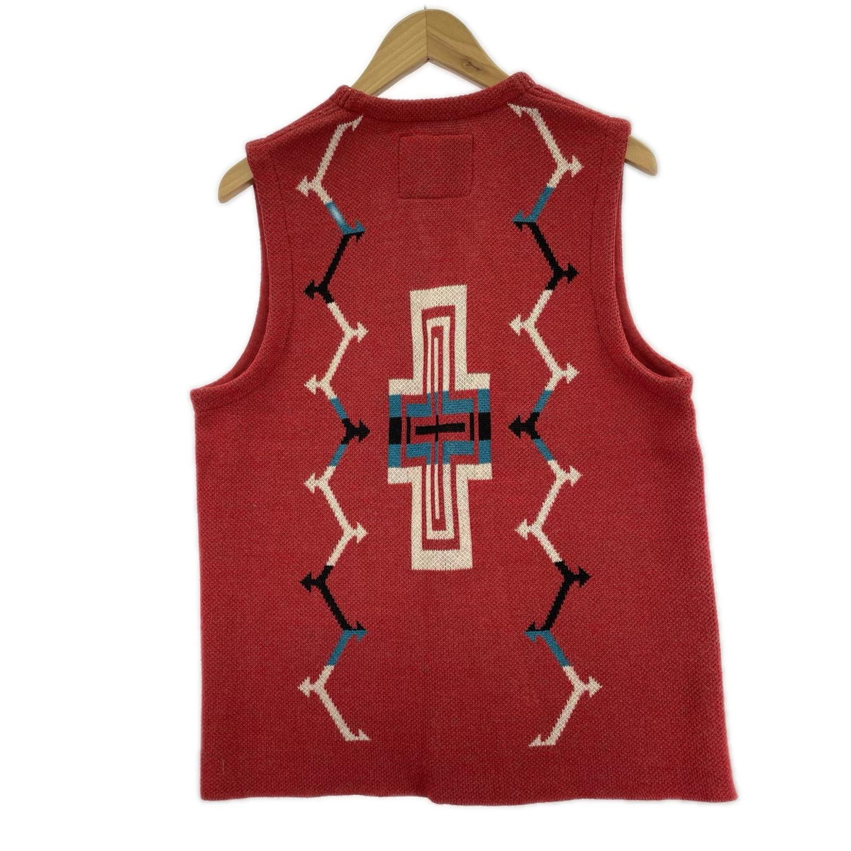 その他アウター Santa Fe Knit Vest /ﾁﾏﾖ ﾆｯﾄﾍﾞｽﾄ M M レッド