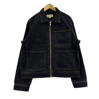 ジャケット Denim Zip Work Jacket M 黒 M ブラック