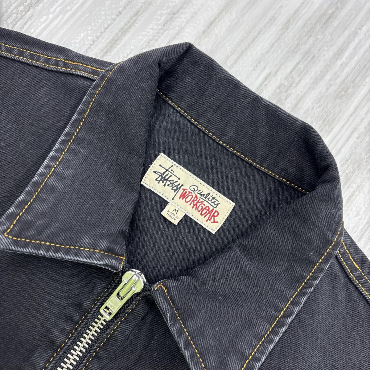 ジャケット Denim Zip Work Jacket M 黒 M ブラック