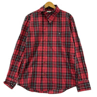 長袖シャツ Vivienne Westwood Tartan Check Orb Embroidered Dress Shirt 48 48